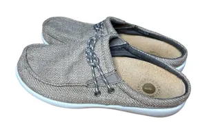 Revitalign Siesta Surf Orthotic Mules Clogs Canvas Bungee Slip On 6.5 NWOT thumbnail 1