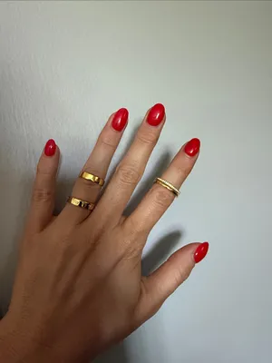 Non Tarnish Dainty 14K Gold Plated Stackable Rings Cubic Zirconia Ring Set thumbnail 6