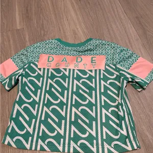 Nike Green and Pink Team Authentic Jersey thumbnail 3
