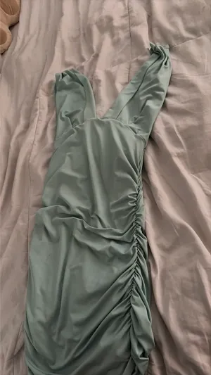 Blush Mark Teal Dress thumbnail 3