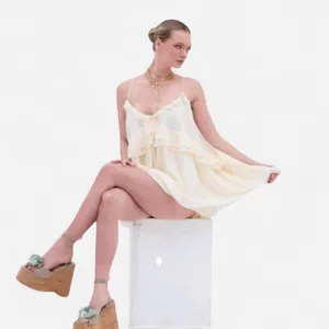 Akira ruffle baby doll dress thumbnail 3