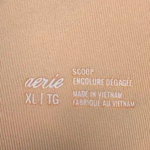 Aerie Floral Printed Ruffle Scoop‎ Bikini Top in Apricot Wash XL NWT thumbnail 6