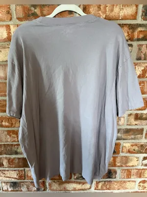 Abercrombie & Fitch Gray Short Sleeve Boyfriend Crew Tee thumbnail 3