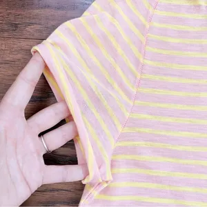 Free People • Night Sky Tee pink stripe Summer Rose baby t shirt thumbnail 9