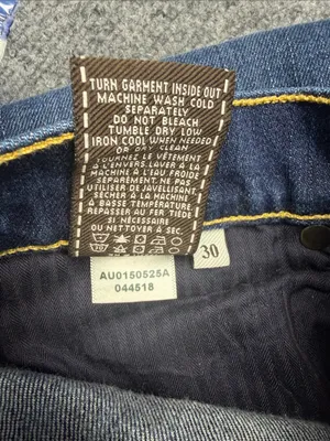 7 For All Mankind The Skinny Distressed Dark Blue Jeans thumbnail 10