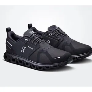On Cloud 5 All Black Sneakers Wms 6.5 Running Walking Gym Lifestyle Minimalist thumbnail 2
