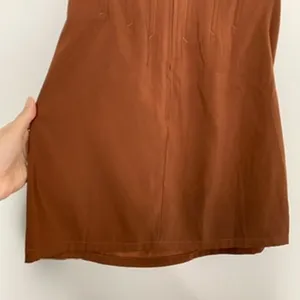 With Jean Chloe Chocolate Brown Corset Mini Dress Womens Size XS thumbnail 9