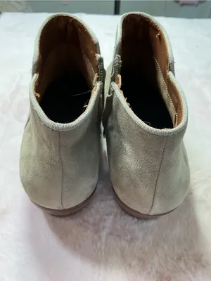 Women's Taupe Suede Ankle Booties - Classic Neutral Style b117 thumbnail 4