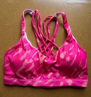 Women's Pink and Peach Sports Bra Size Small #260343 thumbnail 1