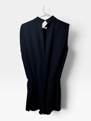 Amanda Uprichard Tropics Romper Black Padded Shoulder Size Medium Revolve thumbnail 7