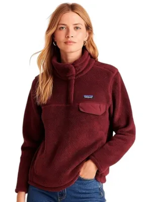 Patagonia Retool T-Snap Pullover Burgundy Extra Small thumbnail 1