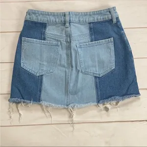 PacSun Patch Work Jean Skirt thumbnail 7