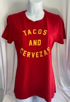 Fifth Sun Tacos And Cervezas Women's Tee thumbnail 1