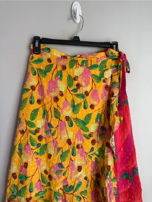 FARM Rio Garden Mix Wrap Skirt XS thumbnail 9