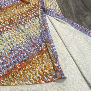 ANTHROPOLOGIE Daily Practice Purple Motiff Treasure Dress size small thumbnail 15