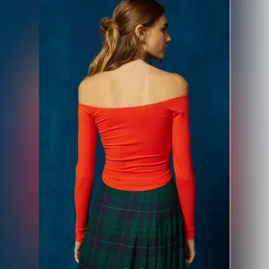 Urban Outfitters BDG Alex Off-The-Shoulder Top thumbnail 3