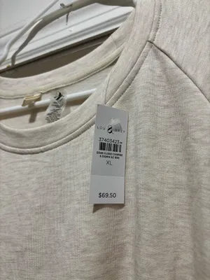 Vintage-Inspired Cream Long Sleeve Top – Size (add size) thumbnail 3