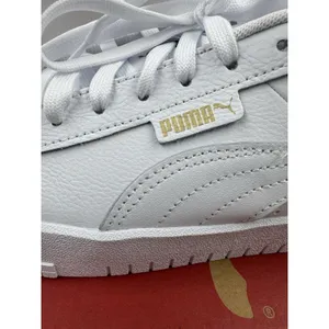 PUMA Court Sneaker, White, Women's Casual Low Top Leather Shoes Size 9 thumbnail 14