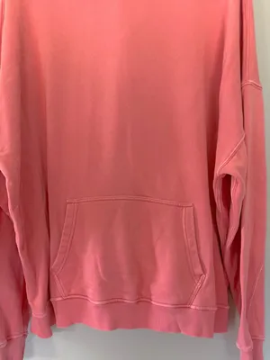 Abercrombie & Fitch Oversized Hoodie Sweatshirt Pink Coral XXL thumbnail 3