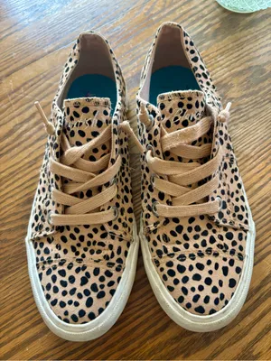 Blowfish Leopard Print Tan Casual Sneakers thumbnail 1