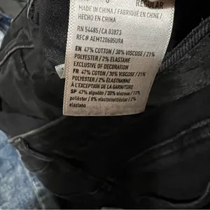 American Eagle Black‎ Distressed High Rise Jeggings thumbnail 14