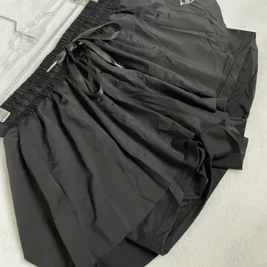Flowy Athletic Shorts 2 in 1 Butterfly Woman High Waisted Workout Gym Black, XS thumbnail 8