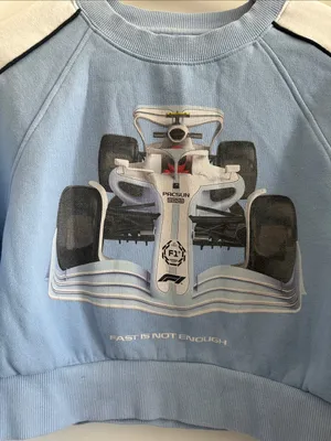 Pacsun Formula 1 cropped crewneck thumbnail 3
