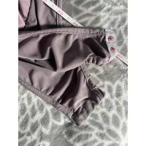 Satin Pink‎ Bodysuit size Small Mauve V-Neck Sexy Elegant Tucked In Pastel Chic thumbnail 5
