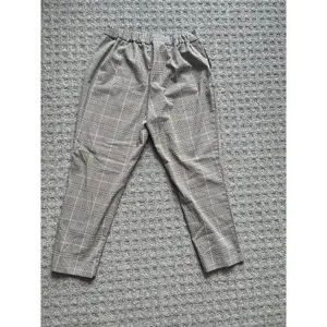Rachel Zoe Size 10 Medium Plaid Elastic Waist Pull On Pants Office Chic thumbnail 2