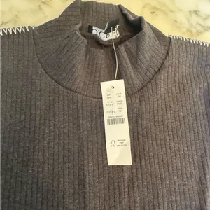 NWT J.Crew Premium Rib Turtleneck Long Sleeve Top Whipstitch Trim - Stitch loose thumbnail 7