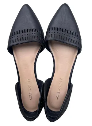 Sole Society Pointed Toe Flats thumbnail 1