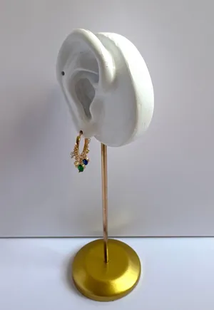 Tassel Gold Hoop Earrings for Women thumbnail 5