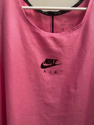 Nike Women’s Pink Activewear Crop Muscle Tank thumbnail 3