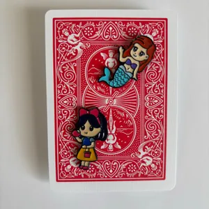 Disney Princess Enamel Pin Bundle Jasmine, Ariel, Snow White, Elsa & Cinderella thumbnail 3