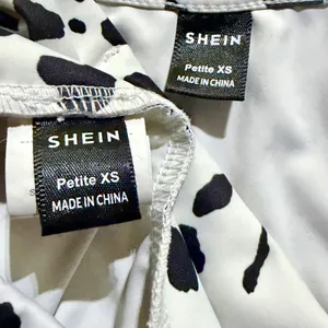 SHEIN Dalmatian Print 2 Piece Activewear Crop Top Shorts Set Petite XS thumbnail 6