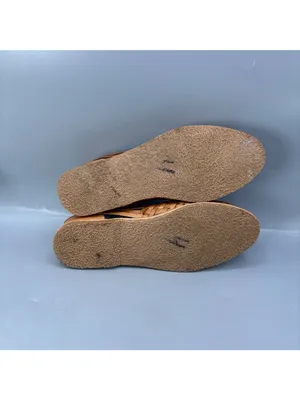 Artesanias Castimanz Huarache Flat Sandal Womens 5 Tan Leather Round Toe Slip On thumbnail 8