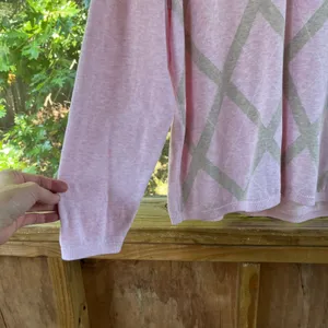 Tommy Hilfiger Pink & Tan Argyle Sweater 100% Cotton Size XXL thumbnail 3