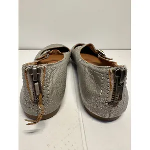 Lucky Brand Esme Mary Jane Ballet Flats Silver Cloud Metallic stardust Size 6.5M thumbnail 2