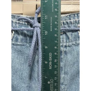 Jordache Denim Shorts Light Wash Size‎ 13/14 Mid Rise Zip Pockets Vintage Y2K thumbnail 2
