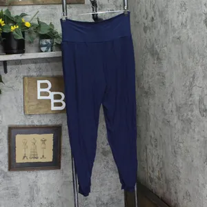 NWT White Mark Womens Plus Knit Pull On Jogger Pants PS560-NAVY1XL Navy Blue 1X thumbnail 5