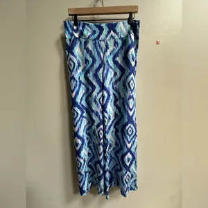 Lilly Pulitzer Lolani 100% Silk Palazzo Pants‎ Skipped A Beach Resort Vacation thumbnail 3
