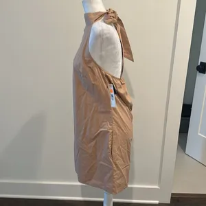 NWT RD Style Mel Poplin Mock Neck Halter Dress Sz M thumbnail 7