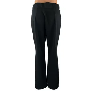 Who What Wear Womens Black Split Hem High Rise Flare Bootcut Trousers Pants Sz M thumbnail 2