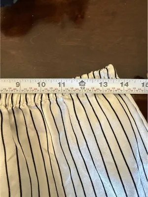 Enchanting Women's Medium Striped Pajama Set Black thumbnail 11