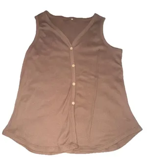 Unbranded Waffle Knit Sleeveless Top thumbnail 1
