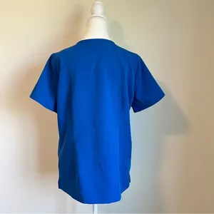 FIGS Technical Collection Casma Scrub Top in Blue Size Medium thumbnail 5