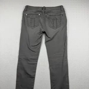 Miss Me Signature Skinny Jeans Women’s Size 27 Gray Mid Rise Stretch Denim thumbnail 2