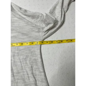 Lululemon Rest Less Long Sleeve Top Gray Cutout Back Women’s Large thumbnail 4