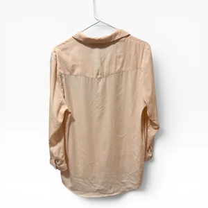 American Eagle Button Down Women‎ XL Peach Excellent Studded Western Long Sleeve thumbnail 4