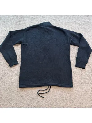 Vintage Y2K Lauren Ralph Lauren Navy Toggle Neck Cotton Knit Sweater S Australia thumbnail 2